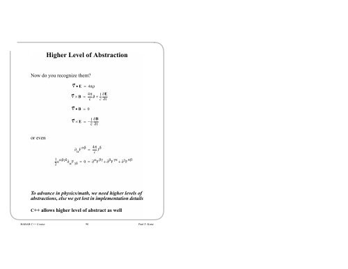 BABAR C++ Course Running the Examples - HEPHY