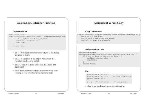 BABAR C++ Course Running the Examples - HEPHY