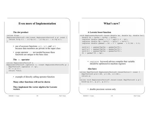 BABAR C++ Course Running the Examples - HEPHY