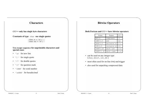 BABAR C++ Course Running the Examples - HEPHY