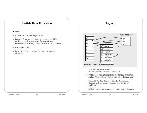 BABAR C++ Course Running the Examples - HEPHY