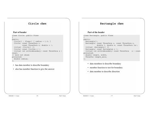 BABAR C++ Course Running the Examples - HEPHY