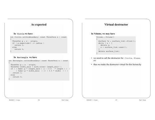 BABAR C++ Course Running the Examples - HEPHY