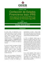 Confección de Estados Financieros bajo IFRS - CIDES Corpotraining