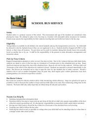 Student School Bus Safety