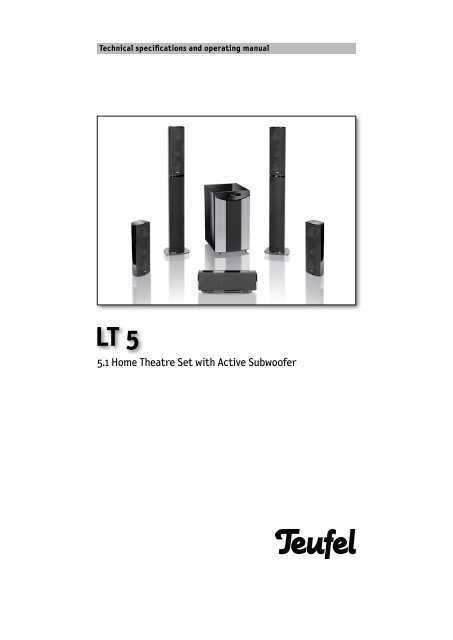 5.1 Home Theatre Set with Active Subwoofer - Teufel Audio