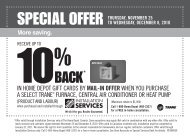 in home depot gift cards by mail-in offer when you purchase a select ...