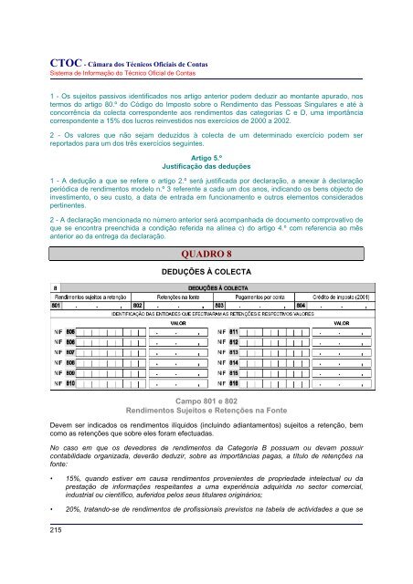 Imprimindo - Modelo 3 - IRS (Edição de DigiLex, Lda.) - Ordem dos ...