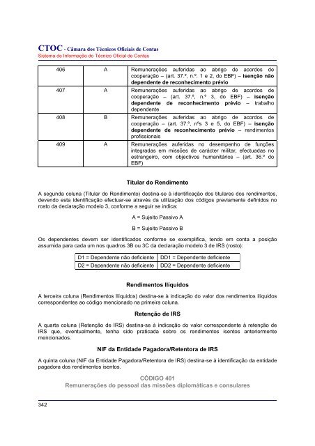 Imprimindo - Modelo 3 - IRS (Edição de DigiLex, Lda.) - Ordem dos ...