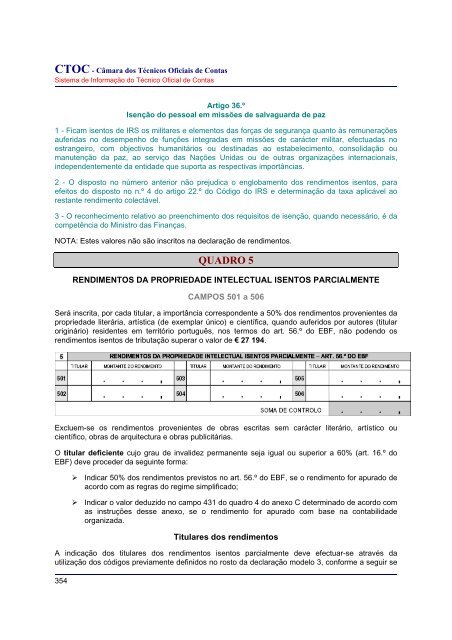 Imprimindo - Modelo 3 - IRS (Edição de DigiLex, Lda.) - Ordem dos ...