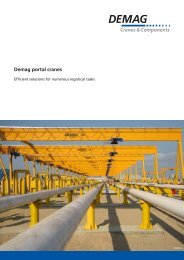 Demag portal cranes