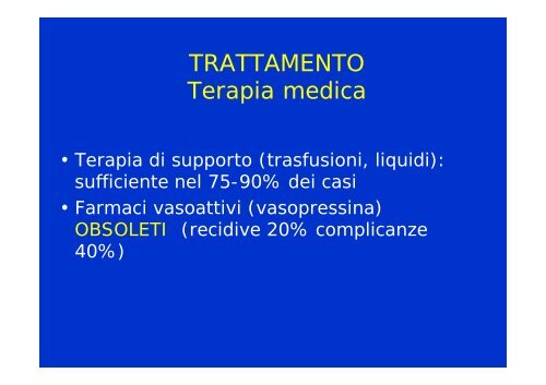 L'ematochezia nei pazienti con patologia diverticolare