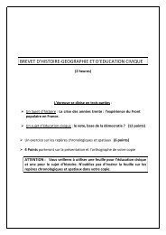 BREVET D'HISTOIRE-‐GEOGRAPHIE ET D'EDUCATION CIVIQUE