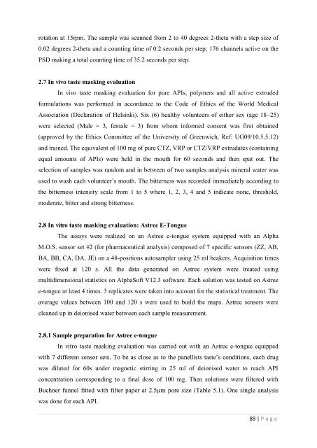 Development of hot-melt extrusion as a novel technique for the ...