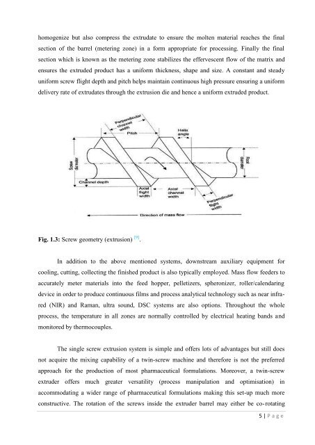 Development of hot-melt extrusion as a novel technique for the ...