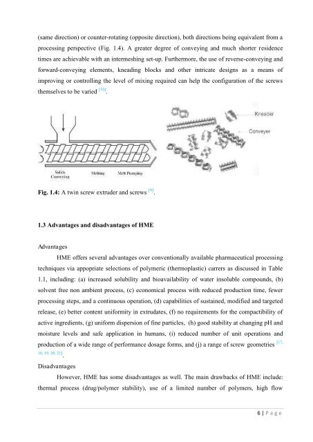 Development of hot-melt extrusion as a novel technique for the ...