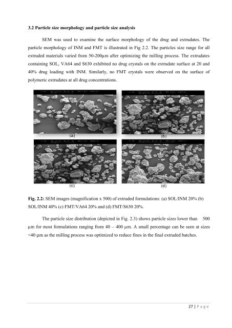 Development of hot-melt extrusion as a novel technique for the ...