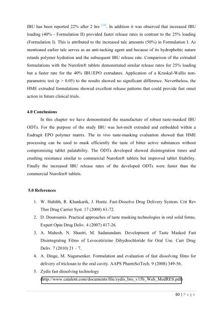 Development of hot-melt extrusion as a novel technique for the ...