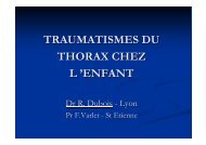 TRAUMATISMES DU THORAX CHEZ L 'ENFANT - SOFOP