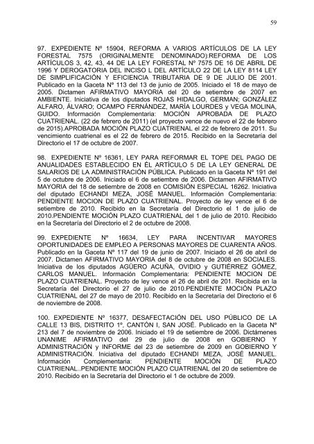 1 asamblea legislativa de la repÃƒÂºblica de costa rica perÃƒÂ­odo ...