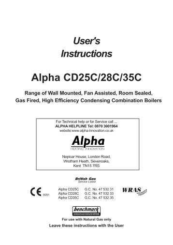 Alpha CDC User Instructions (April 2009).pdf - BHL.co.uk
