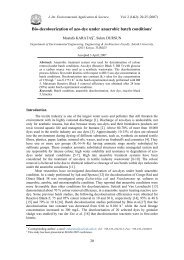 Bio-decolourization of azo-dye under anaerobic batch conditions