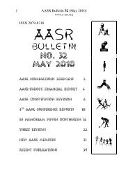 AASR Bulletin 32 - The African Association for the Study of Religions