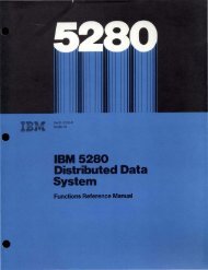 IBM 5280 Distributed Data System - Index of