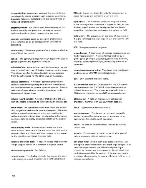 IBM 5280 Distributed Data System - Index of