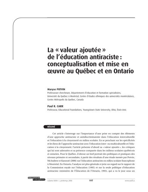 NumÃ©ro complet (pdf) - acelf