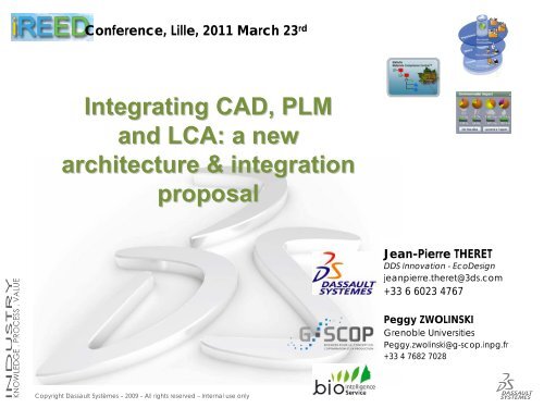Integrating CAD, PLM and LCA - LISIC