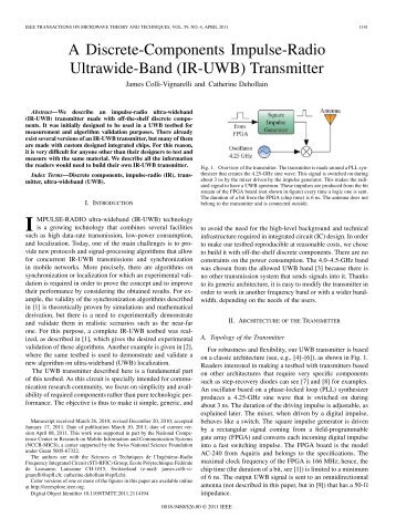 IR-UWB - IEEE Xplore