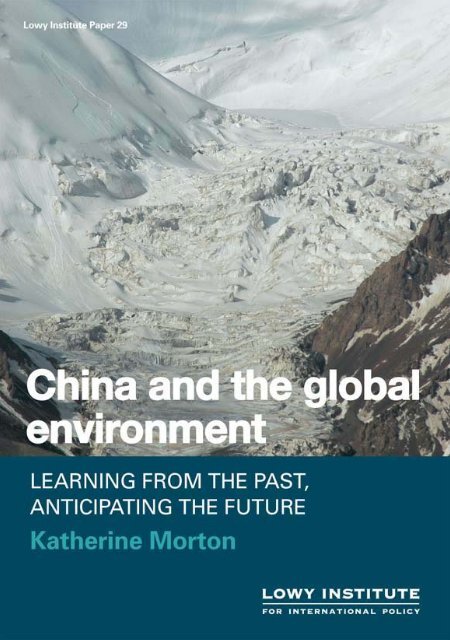 China and the global environment - Asialink