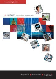 e.control Produktkatalog 2010 - spega.de