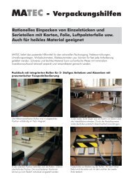 Verpackungshilfen - Matec system + technik GmbH