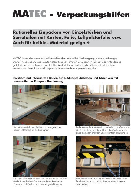 Verpackungshilfen - Matec system + technik GmbH