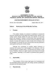 Environment Circular 02 of 2011 - Directorate General of Civil Aviation
