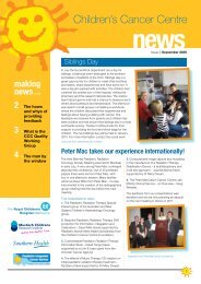 CCC Newsletter - The Royal Children's Hospital