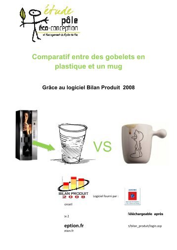 Comparatif entre un mug et des gobelets en plastique - (CCI) du ...