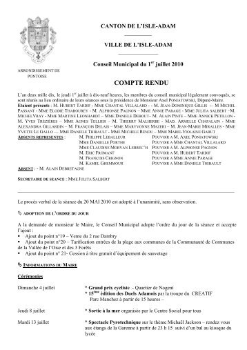 1 juillet 2010 - L'Isle-Adam