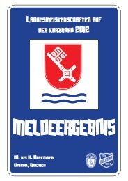 Meldeergebnis - Team-Schwimmen des TuS Huchting