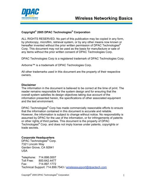 basic networking fundamentals