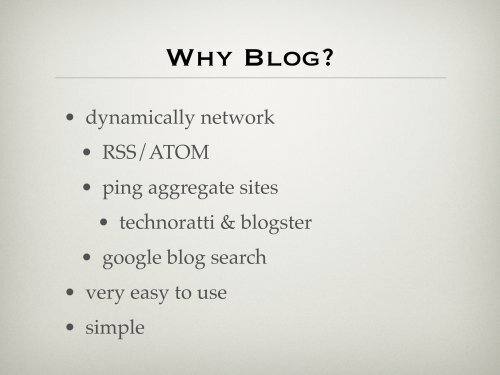 This is the blogging presentation in PDF format - Bill MacKenty