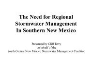 South Central New Mexico Stormwater Management Coalition