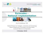 National Implementation of the EN Eurocodes