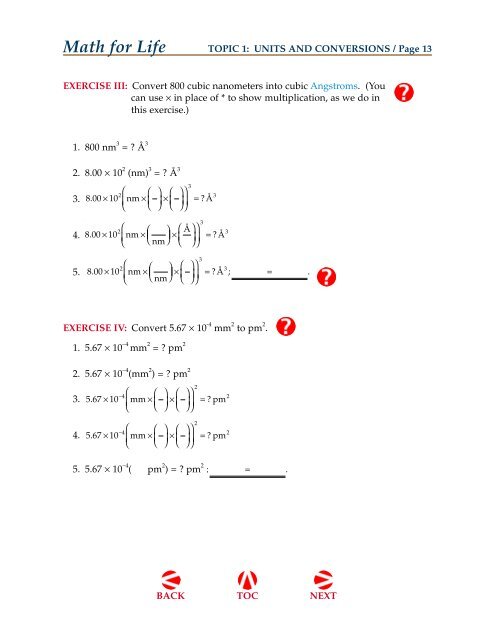 Math for Life - Life: The Science of Biology, Seventh ... - WH Freeman