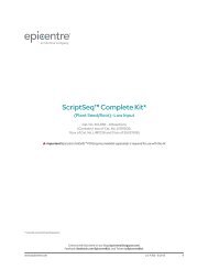 Protocol for ScriptSeqâ¢ Complete Kit (Plant Seed/Root)âLow Input