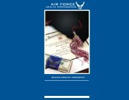 Air Force Health Professions Scholarship Program (HPSP)