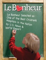 LB Fall 2011 - Le Bonheur Children's Hospital