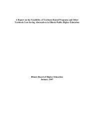 A Report on the Feasibility of Textbook Rental - IBHE